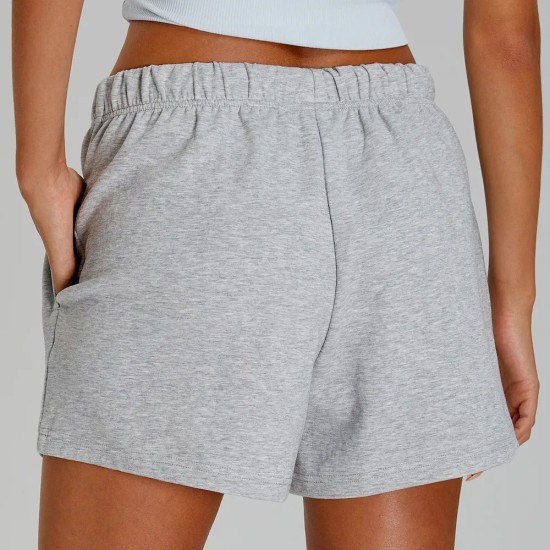 Women Fashion Casual Solid Color High Waist Loose Sports Shorts Women Fashion Casual Solid Color High Waist Loose Sports Shorts