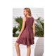 Pregnant Women Casual Solid Color Sleeveless Ruffled Dress Pregnant Women Casual Solid Color Sleeveless Ruffled Dress