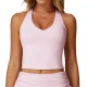 Women Casual Solid Color Quick-Dry Sports Tank Top Women Casual Solid Color Quick-Dry Sports Tank Top