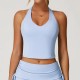Women Casual Solid Color Quick-Dry Sports Tank Top Women Casual Solid Color Quick-Dry Sports Tank Top
