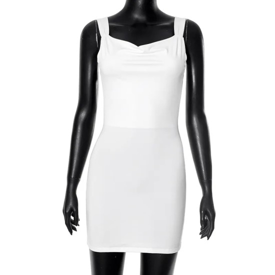 Women Fashion Sexy Solid Color Backless Bowknot Dress Women Fashion Sexy Solid Color Backless Bowknot Dress