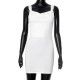 Women Fashion Sexy Solid Color Backless Bowknot Dress Women Fashion Sexy Solid Color Backless Bowknot Dress