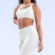 Women Fashion Sexy Solid Color Slant Shoulder Backless Seamless Sports Bra Women Fashion Sexy Solid Color Slant Shoulder Backless Seamless Sports Bra
