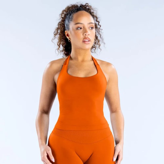 Women Fashion Sexy Solid Color Halter-Neck Sports Yoga Tank Top Women Fashion Sexy Solid Color Halter-Neck Sports Yoga Tank Top