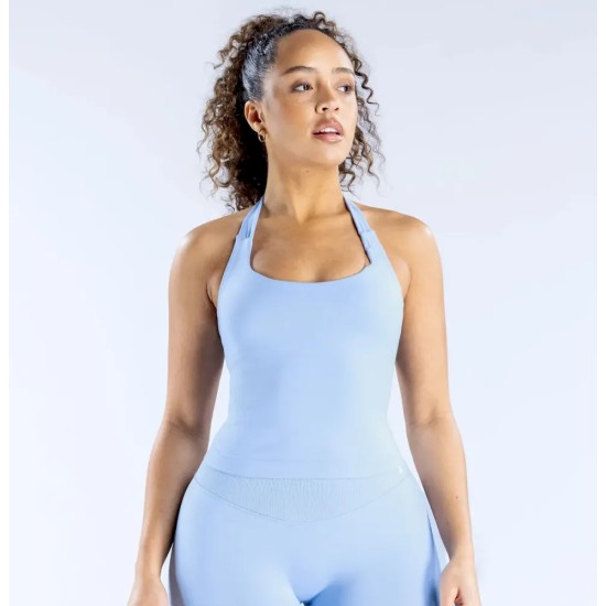 Women Fashion Sexy Solid Color Halter-Neck Sports Yoga Tank Top Women Fashion Sexy Solid Color Halter-Neck Sports Yoga Tank Top