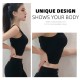 Women Edgy Cheap Basic High-waisted Solid Color Backless Crop Tank Top Women Edgy Cheap Basic High-waisted Solid Color Backless Crop Tank Top