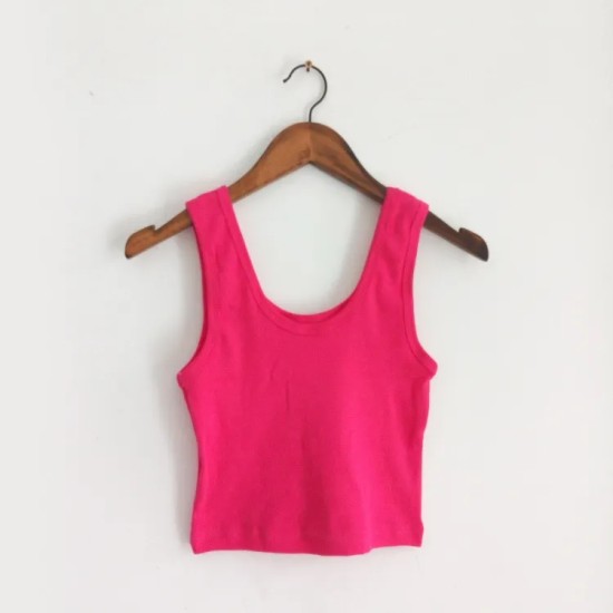 Women Edgy Cheap Basic High-waisted Solid Color Backless Crop Tank Top Women Edgy Cheap Basic High-waisted Solid Color Backless Crop Tank Top