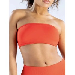 Women Fashion Sexy Solid Color Yoga Tube Top