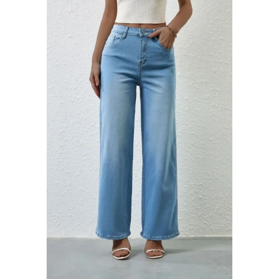 Women Fashion Casual Stretch High Waist Jeans Women Fashion Casual Stretch High Waist Jeans