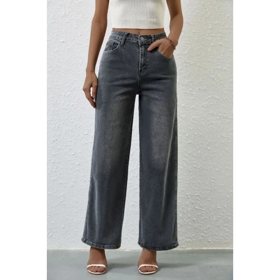 Women Fashion Casual Stretch High Waist Jeans Women Fashion Casual Stretch High Waist Jeans
