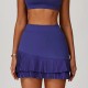 Women Fashion Casual Solid Color High Waist Pleated Pocket Sports Skirt Women Fashion Casual Solid Color High Waist Pleated Pocket Sports Skirt