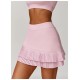 Women Fashion Casual Solid Color High Waist Pleated Pocket Sports Skirt Women Fashion Casual Solid Color High Waist Pleated Pocket Sports Skirt