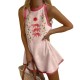 Summer Vacation Women Round Neck Sleeveless Casual Printed Dress Summer Vacation Women Round Neck Sleeveless Casual Printed Dress