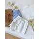 Casual Women Summer Stripe Drawstring Shorts Casual Women Summer Stripe Drawstring Shorts