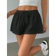 Casual Women Summer Stripe Drawstring Shorts Casual Women Summer Stripe Drawstring Shorts