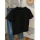 Summer Women Fashion Casual Loose Round Neck Bow Print Short Sleeve T-Shirt Summer Women Fashion Casual Loose Round Neck Bow Print Short Sleeve T-Shirt