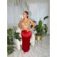 Women Summer Solid Color Satin Slim-Fit Skirt Women Summer Solid Color Satin Slim-Fit Skirt