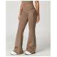 Women Fashion Casual Solid Color High Waist Flared Sports Pants Women Fashion Casual Solid Color High Waist Flared Sports Pants