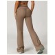 Women Fashion Casual Solid Color High Waist Flared Sports Pants Women Fashion Casual Solid Color High Waist Flared Sports Pants