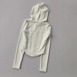 Women Fitness Sports Top Hooded Running Jacket