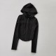 Women Fitness Sports Top Hooded Running Jacket Women Fitness Sports Top Hooded Running Jacket