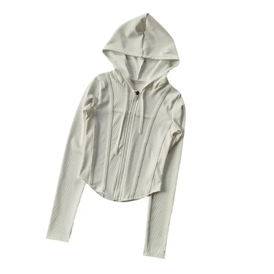 Women Fitness Sports Top Hooded Running Jacket Women Fitness Sports Top Hooded Running Jacket