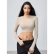 Backless Hollow-Out Tight Sports Long-Sleeve Yoga T-Shirt Backless Hollow-Out Tight Sports Long-Sleeve Yoga T-Shirt
