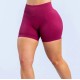 Women Fashion Solid Color High-Elastic Nylon Seamless Low-Waist Yoga Shorts Women Fashion Solid Color High-Elastic Nylon Seamless Low-Waist Yoga Shorts