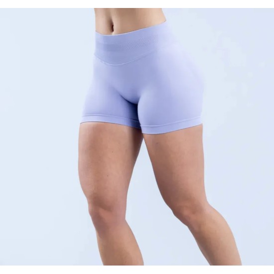 Women Fashion Solid Color High-Elastic Nylon Seamless Low-Waist Yoga Shorts Women Fashion Solid Color High-Elastic Nylon Seamless Low-Waist Yoga Shorts