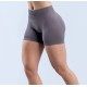 Women Fashion Solid Color High-Elastic Nylon Seamless Low-Waist Yoga Shorts Women Fashion Solid Color High-Elastic Nylon Seamless Low-Waist Yoga Shorts