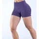 Women Fashion Solid Color High-Elastic Nylon Seamless Low-Waist Yoga Shorts Women Fashion Solid Color High-Elastic Nylon Seamless Low-Waist Yoga Shorts