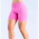 Women Fashion Solid Color High-Elastic Nylon Seamless Low-Waist Yoga Shorts Women Fashion Solid Color High-Elastic Nylon Seamless Low-Waist Yoga Shorts