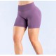 Women Fashion Solid Color High-Elastic Nylon Seamless Low-Waist Yoga Shorts Women Fashion Solid Color High-Elastic Nylon Seamless Low-Waist Yoga Shorts