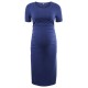 Pregnant Woman Casual Simple Solid Color Round Neck Short Sleeve Dress Pregnant Woman Casual Simple Solid Color Round Neck Short Sleeve Dress