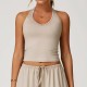 Women Fashion Casual Solid Color Backless Yoga Sports Tank Top Women Fashion Casual Solid Color Backless Yoga Sports Tank Top