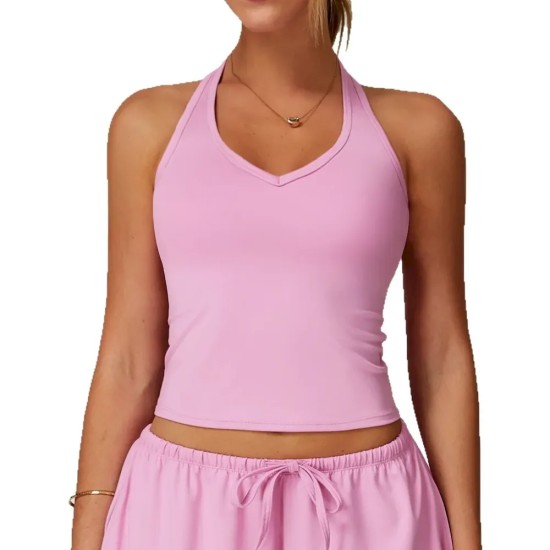 Women Fashion Casual Solid Color Backless Yoga Sports Tank Top Women Fashion Casual Solid Color Backless Yoga Sports Tank Top