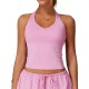 Women Fashion Casual Solid Color Backless Yoga Sports Tank Top Women Fashion Casual Solid Color Backless Yoga Sports Tank Top
