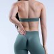 Women Fashion Sexy Solid Color Halter-Neck Seamless Sports Bra Women Fashion Sexy Solid Color Halter-Neck Seamless Sports Bra