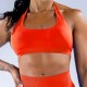 Women Fashion Sexy Solid Color Halter-Neck Seamless Sports Bra Women Fashion Sexy Solid Color Halter-Neck Seamless Sports Bra