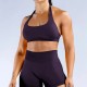 Women Fashion Sexy Solid Color Halter-Neck Seamless Sports Bra Women Fashion Sexy Solid Color Halter-Neck Seamless Sports Bra
