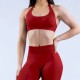 Women Fashion Sexy Solid Color Halter-Neck Seamless Sports Bra Women Fashion Sexy Solid Color Halter-Neck Seamless Sports Bra