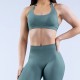 Women Fashion Sexy Solid Color Halter-Neck Seamless Sports Bra Women Fashion Sexy Solid Color Halter-Neck Seamless Sports Bra