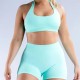 Women Fashion Sexy Solid Color Halter-Neck Seamless Sports Bra Women Fashion Sexy Solid Color Halter-Neck Seamless Sports Bra