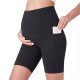 Pregnant Women Casual Solid Color Sports Yoga Shorts Pregnant Women Casual Solid Color Sports Yoga Shorts