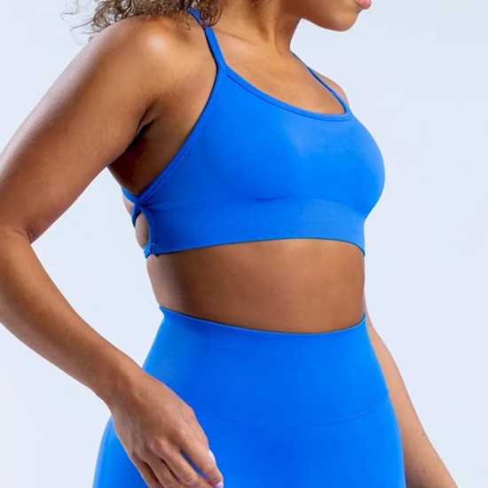 Women Casual Solid Color Seamless Backless Yoga Bra Women Casual Solid Color Seamless Backless Yoga Bra