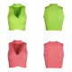 Women Sexy Solid Color Neck Cropped Top Women Sexy Solid Color Neck Cropped Top