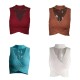 Women Sexy Solid Color Neck Cropped Top Women Sexy Solid Color Neck Cropped Top