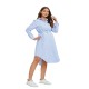Pregnant Women Fashion Casual Stripe Lapel Long Sleeve Single Breasted Dress Pregnant Women Fashion Casual Stripe Lapel Long Sleeve Single Breasted Dress