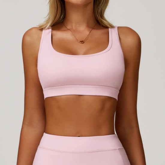 Women Casual Simple Solid Color Yoga Sports Bra Women Casual Simple Solid Color Yoga Sports Bra