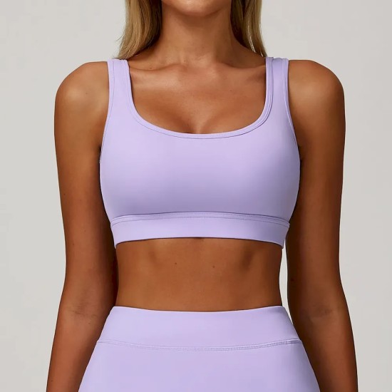 Women Casual Simple Solid Color Yoga Sports Bra Women Casual Simple Solid Color Yoga Sports Bra
